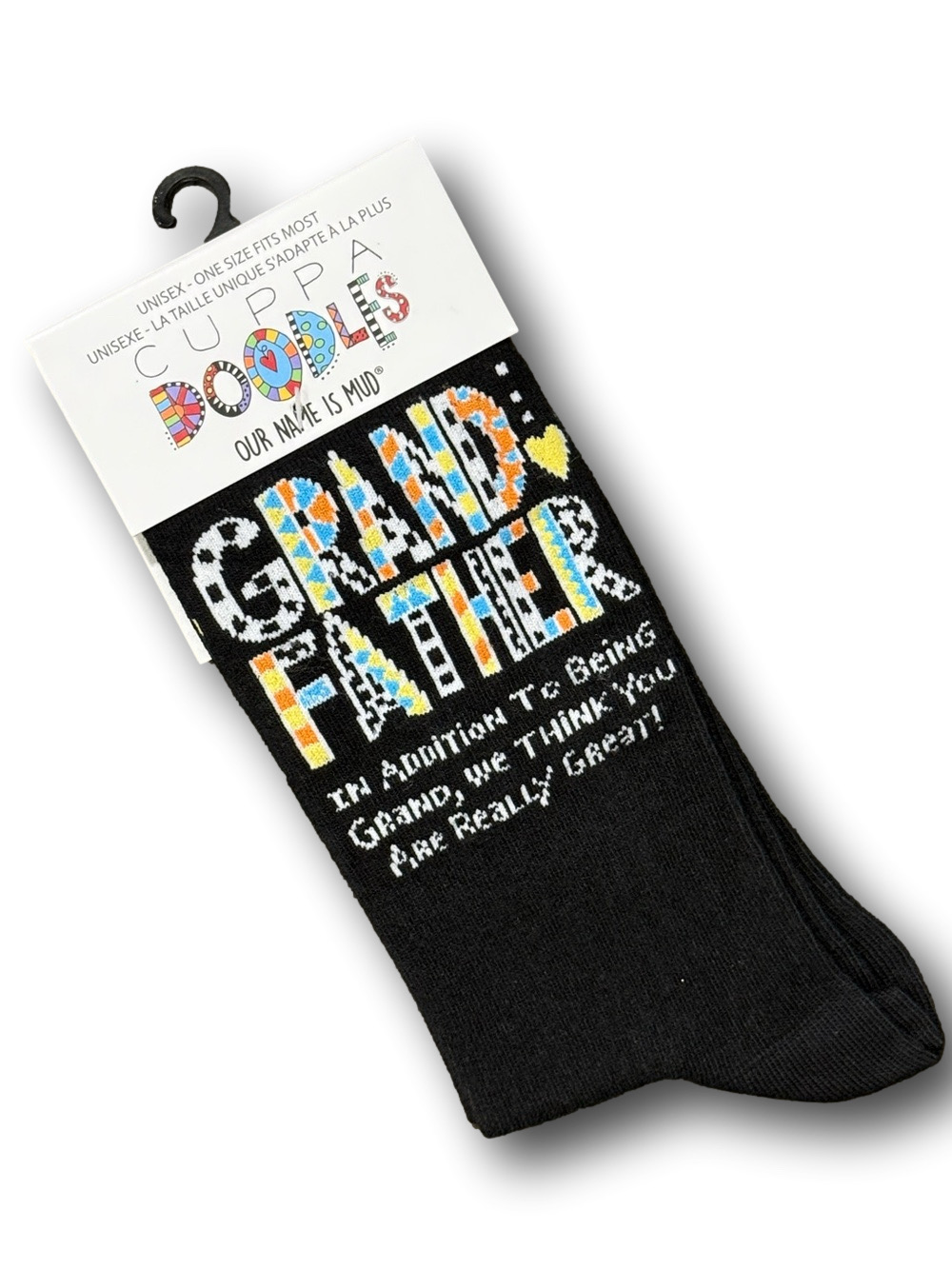 3/$18 Grandfather Funny Novelty Crew Socks - NWT - Picture 2 of 2